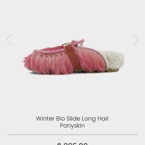 Worn once Mou size 7 pony hair mules